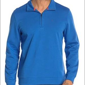 Calvin Klein Blue 1/4 Zip Pullover Size L